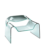 Ghost glass chair