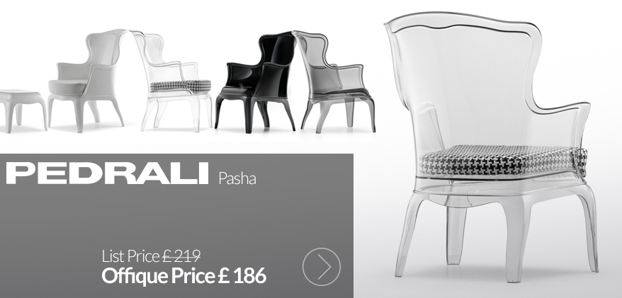 Pasha armchair by Pedrali